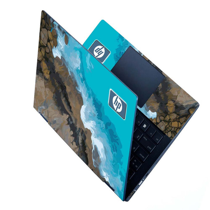 Full Panel Laptop Skin - HP Ocean Painting