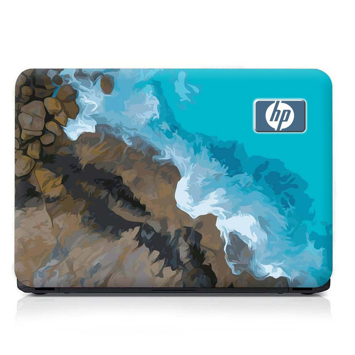 Full Panel Laptop Skin - HP Ocean Painting