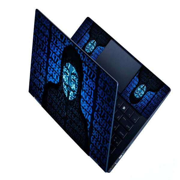 Full Panel Laptop Skin - Hacker Anonymous Code