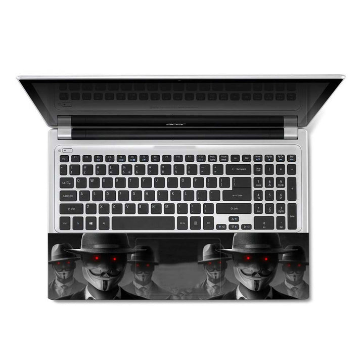 Full Panel Laptop Skin - Hacker Anonymous Evil