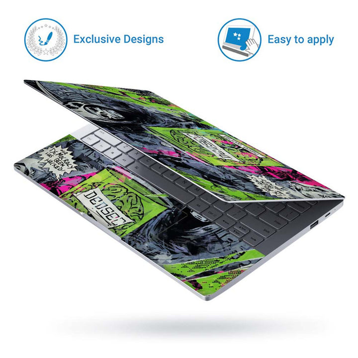 Full Panel Laptop Skin - Hello World Graffiti