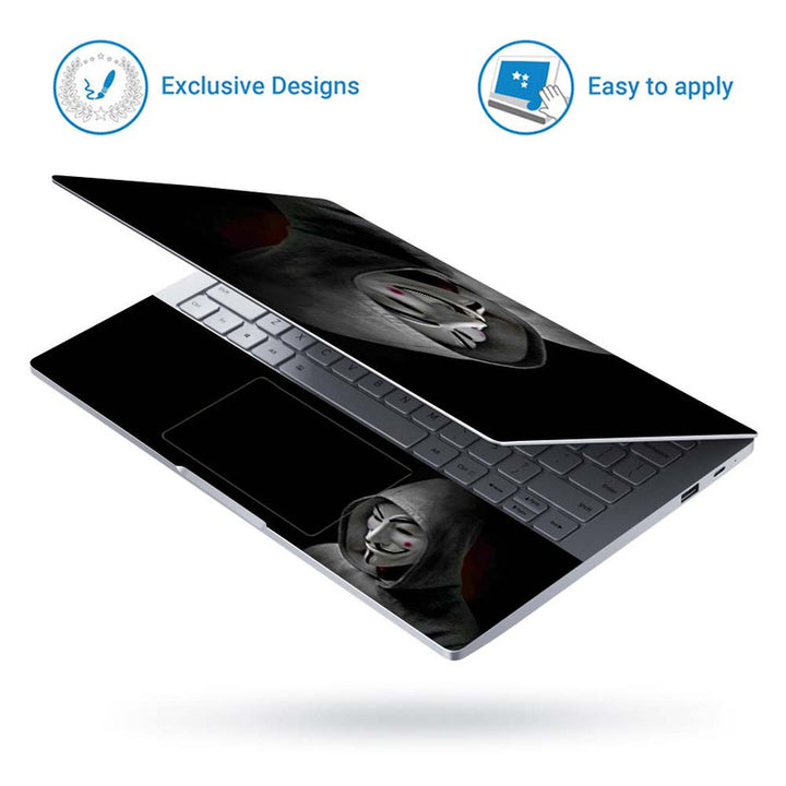 Full Panel Laptop Skin - Hoody Hacker