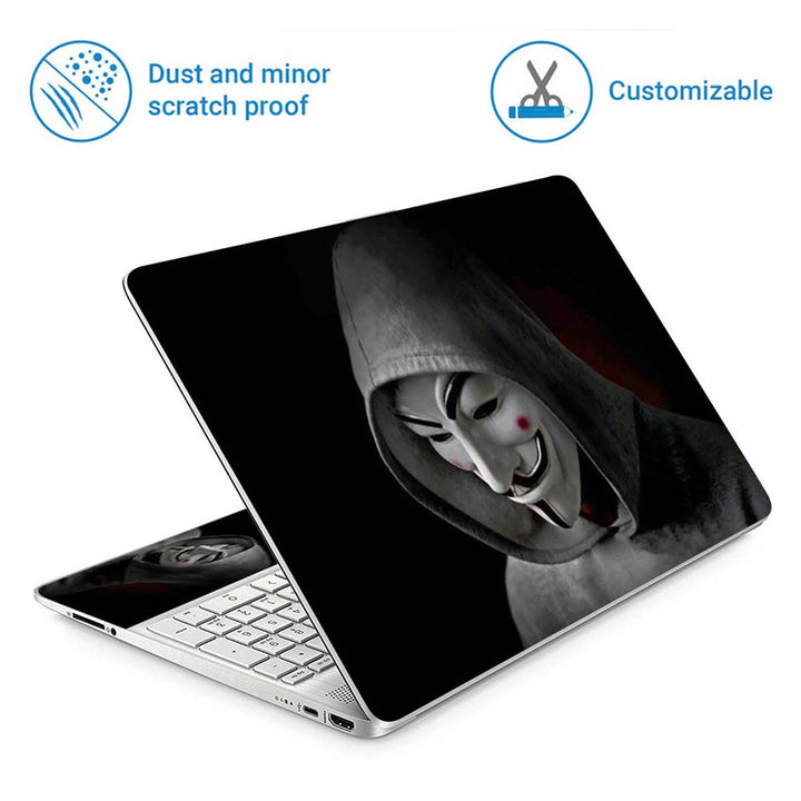 Full Panel Laptop Skin - Hoody Hacker