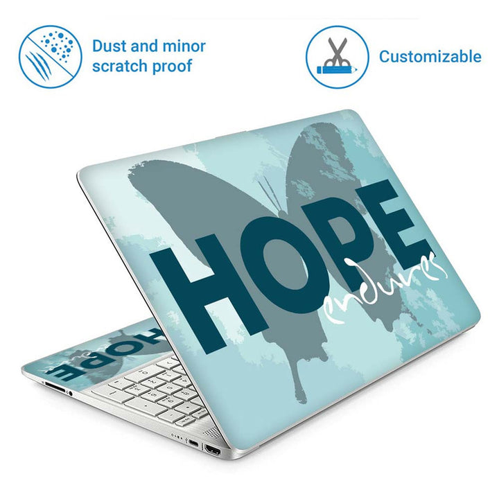 Full Panel Laptop Skin - Hope Endures