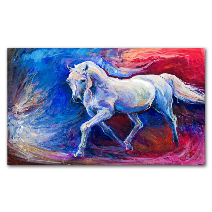 FineArts Rolled Canvas Painting - Horse Hand Made