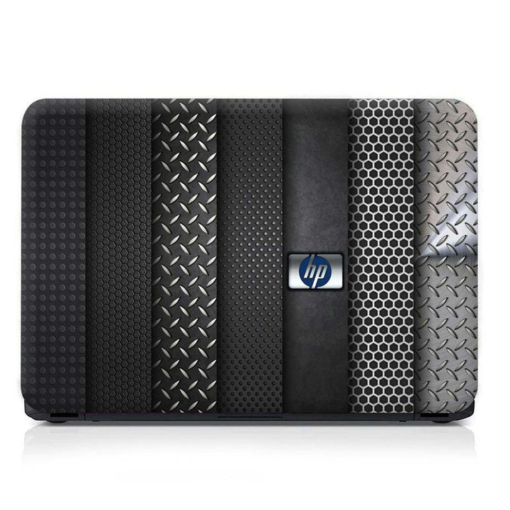 Full Panel Laptop Skin - Hp Metal Abstract