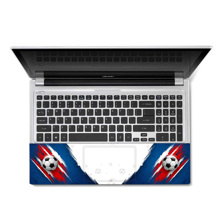 Full Panel Laptop Skin - I Love Football