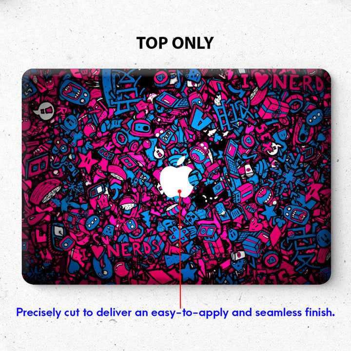 Laptop Skin for Apple MacBook - I Love Nerd - SkinsLegend