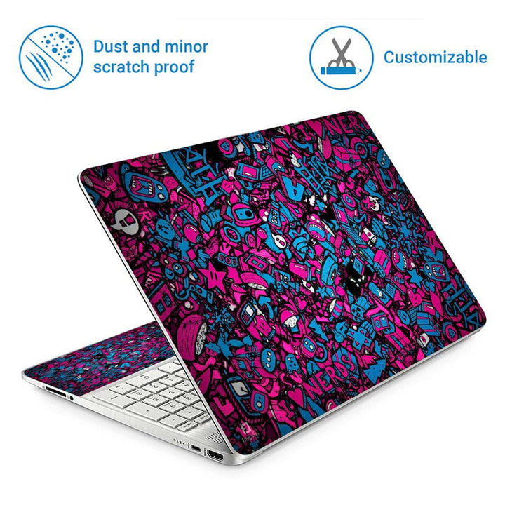 Full Panel Laptop Skin - I Love Nerd