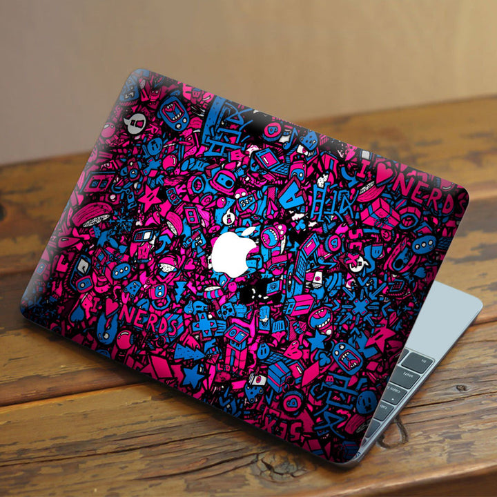 Laptop Skin for Apple MacBook - I Love Nerd - SkinsLegend