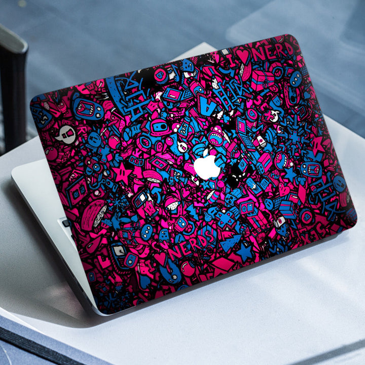 Laptop Skin for Apple MacBook - I Love Nerd - SkinsLegend