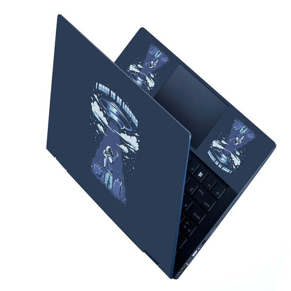 Full Panel Laptop Skin - I Want to be Leaving