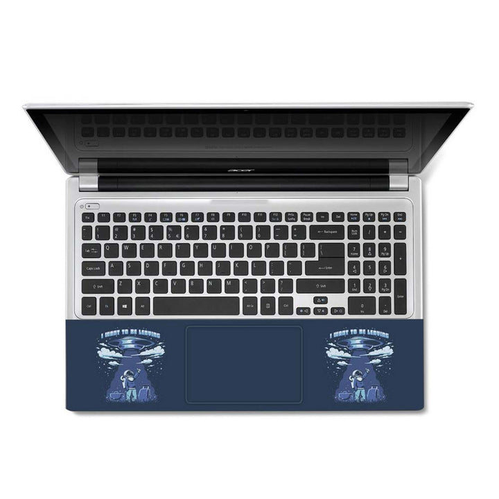 Full Panel Laptop Skin - I Want to be Leaving