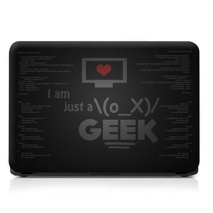 Full Panel Laptop Skin - I am Just A Geek