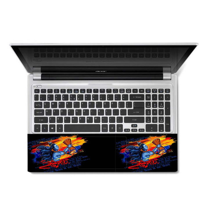 Full Panel Laptop Skin - Illustration of Lord Shiva