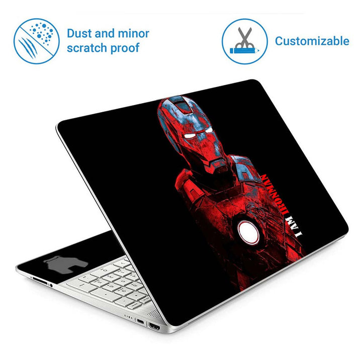 Full Panel Laptop Skin - Iron Man Dirty Suit