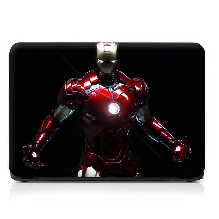 Full Panel Laptop Skin - Iron Man in Suit on Black – SkinsLegend