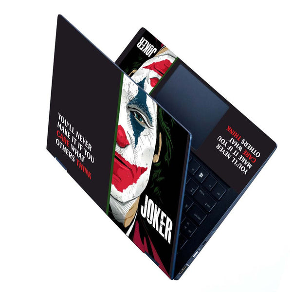 Full Panel Laptop Skin - Joker Care Think