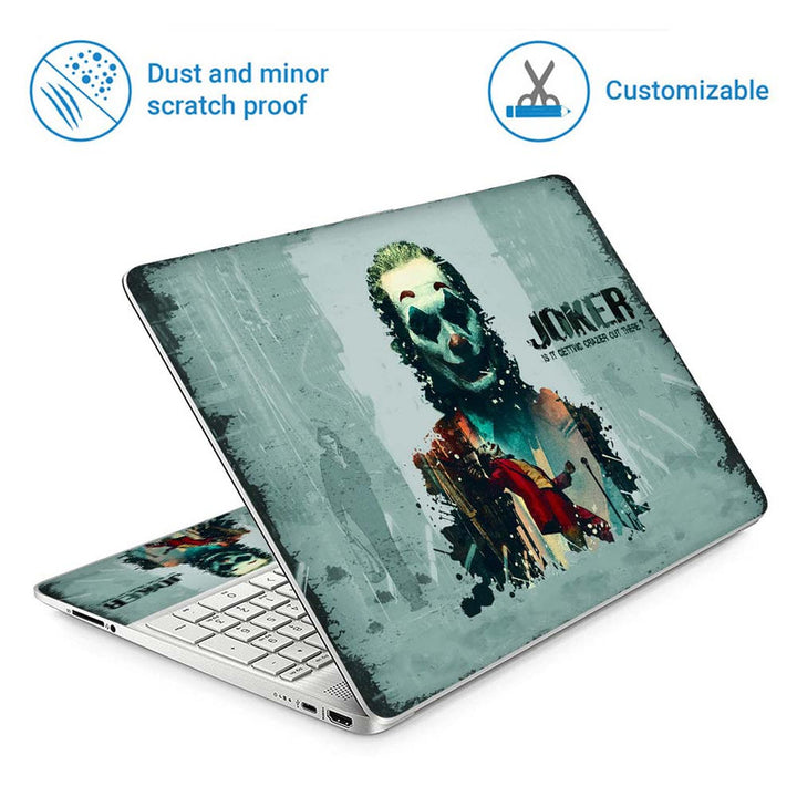 Full Panel Laptop Skin - Joker Crazier