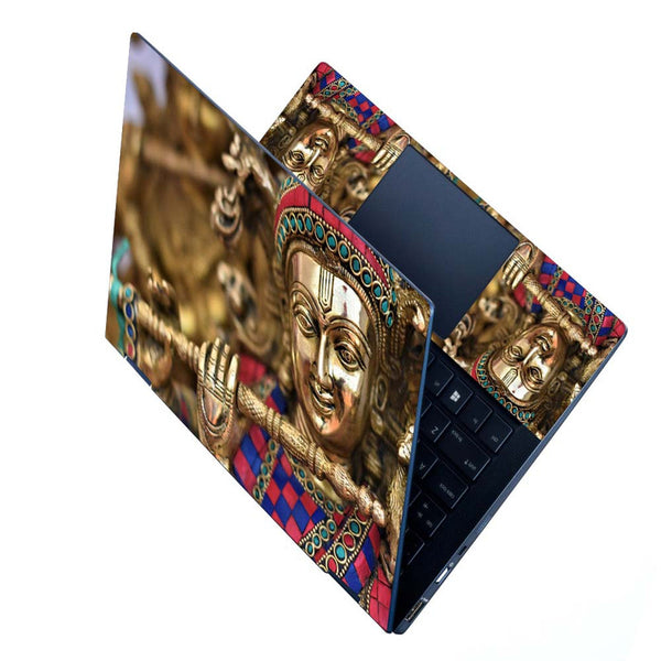 Full Panel Laptop Skin - Krishna Metal