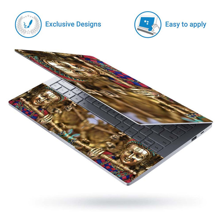 Full Panel Laptop Skin - Krishna Metal