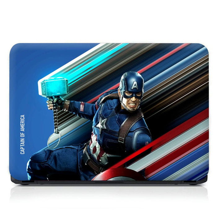 Laptop Skin - Captain of America in Action