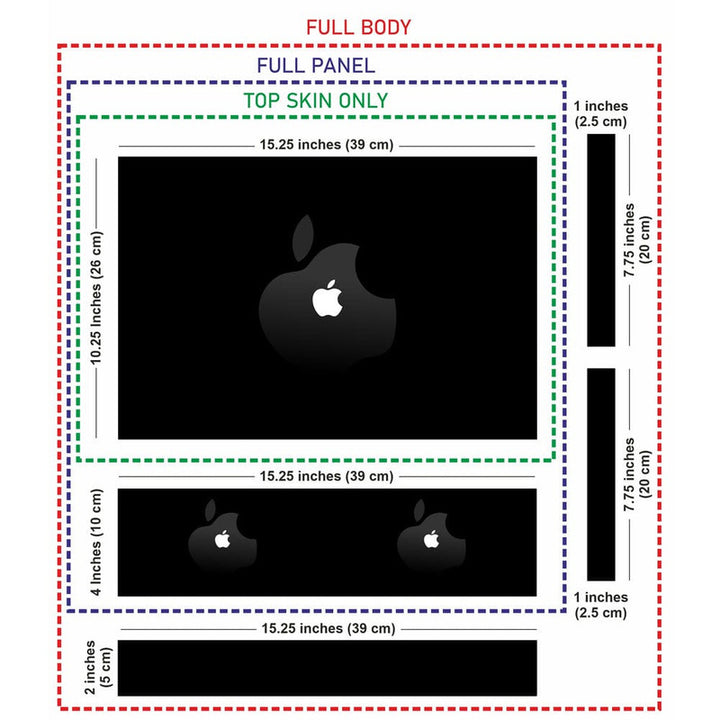 Laptop Skin - Dual Apple