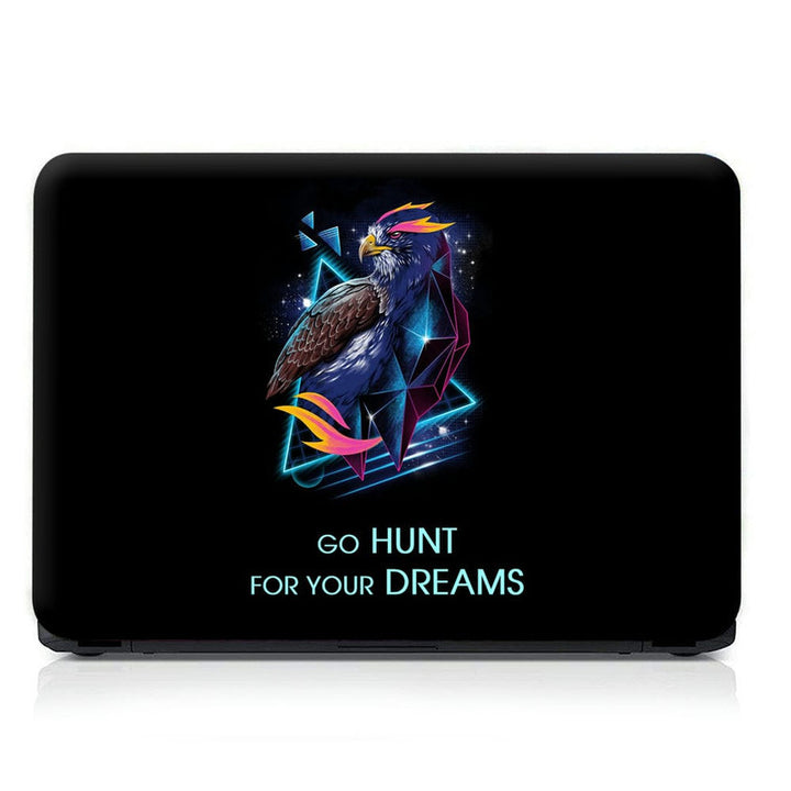 Laptop Skin - Eagle Retro Art Quotes