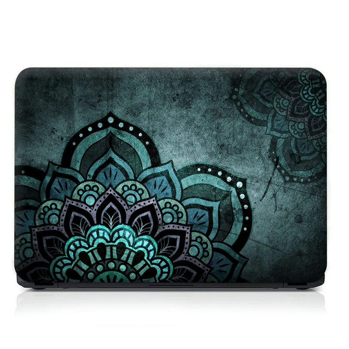 Laptop Skin - Greenish Mandla Art