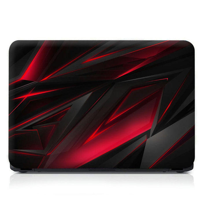 Laptop Skin - Grey Red 3D Abstract