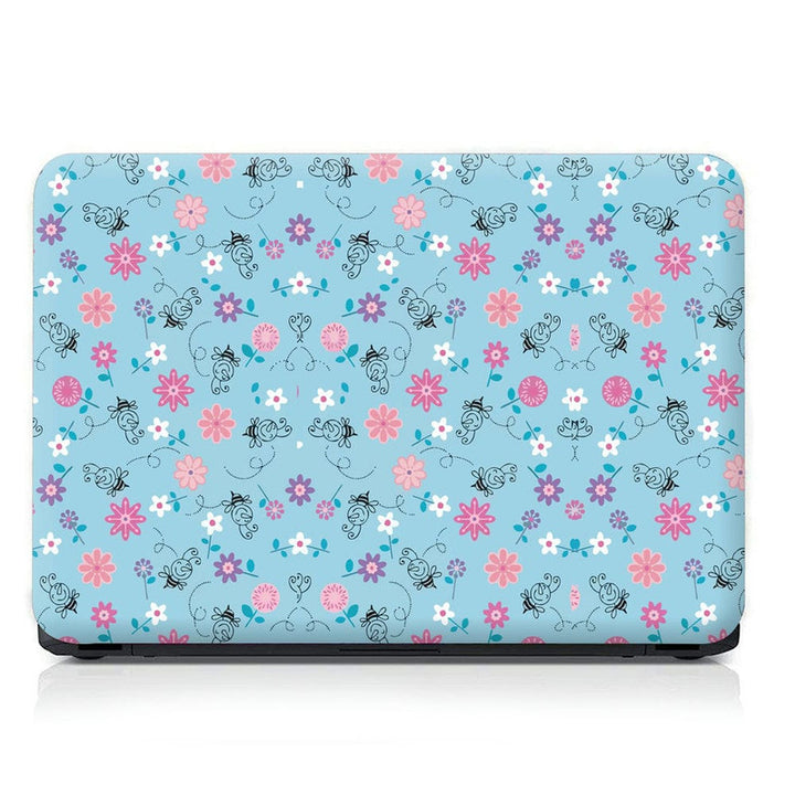 Laptop Skin - Honey Bee Floral Design