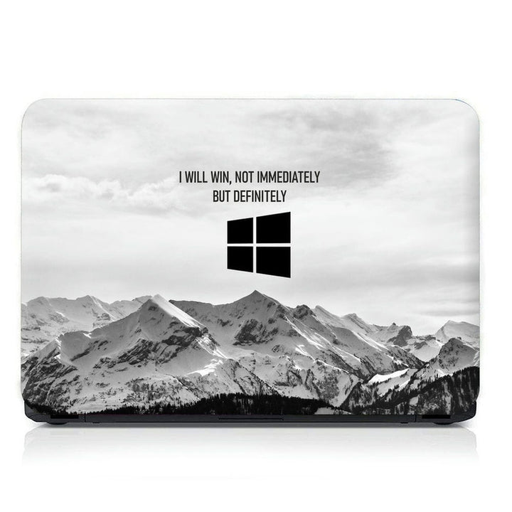 Laptop Skin - I Will Win on Snow Mountains