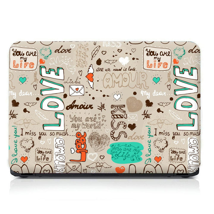 Laptop Skin - Love Amour Graffiti