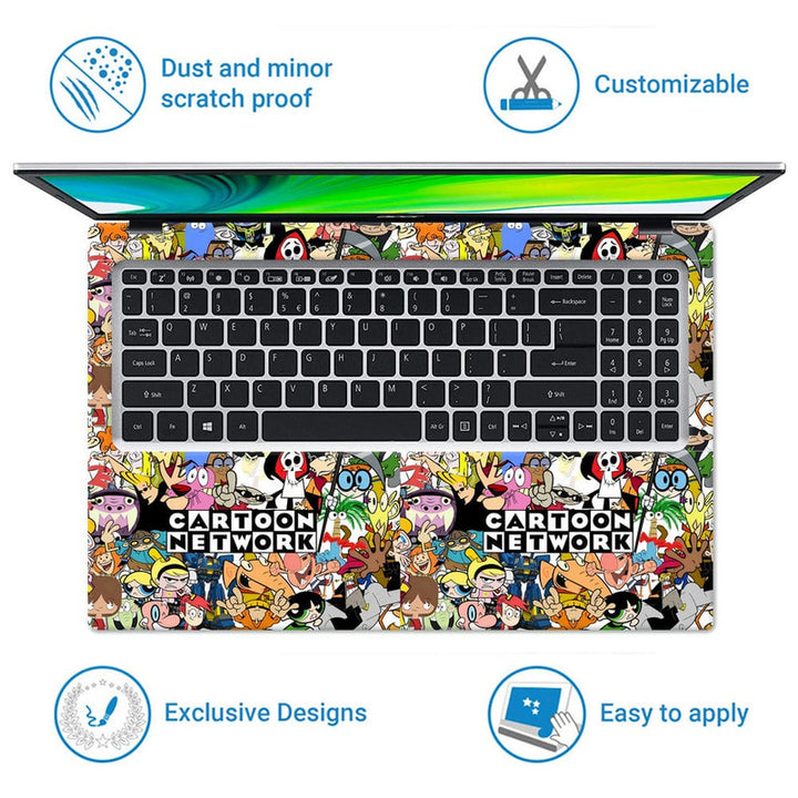 Laptop Skin - Cartoon Network Graffiti