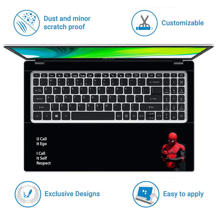 Laptop Skin - U Call it Ego Spiderman