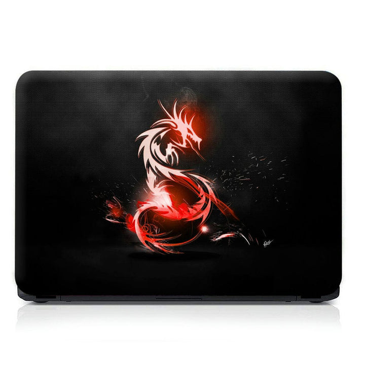 Laptop Skin - Red Dragon on Black