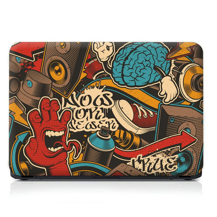 Laptop Skin - Spray Brain Graffiti