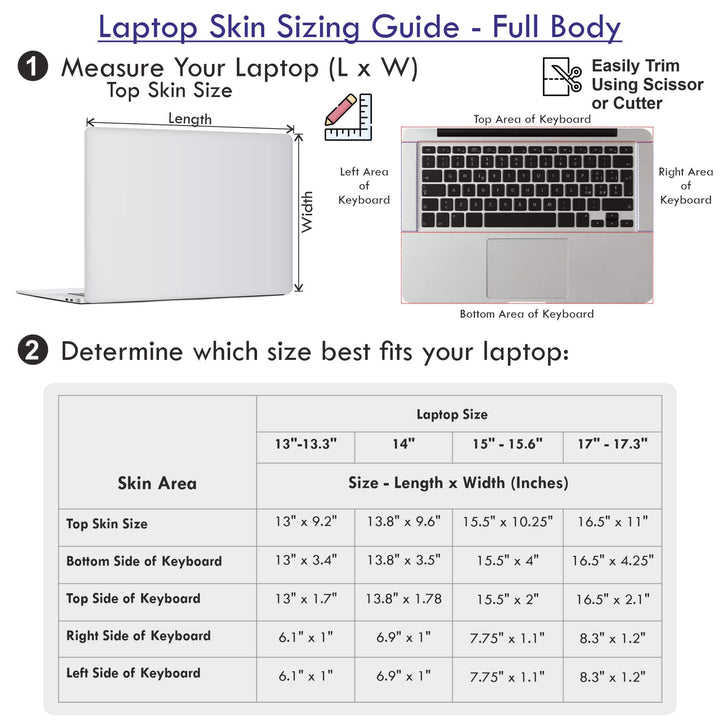 Laptop Skin - Om Namah Shivay Silver