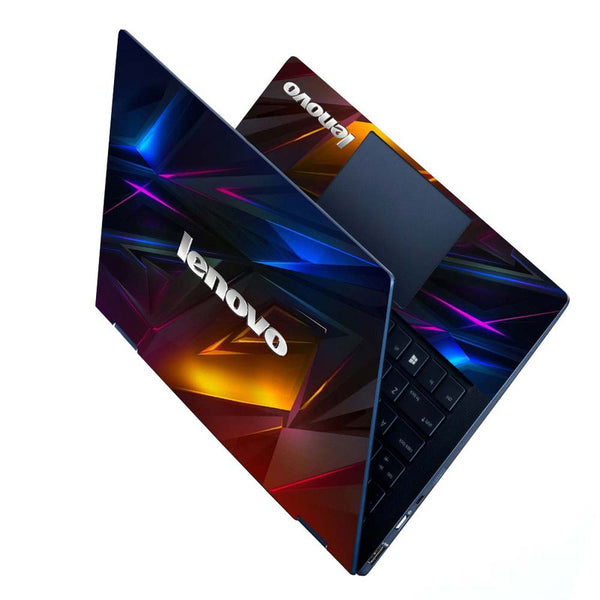 Full Panel Laptop Skin - Lenovo 3D Multi Abstract