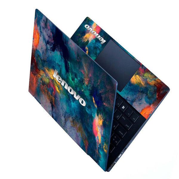 Full Panel Laptop Skin - Lenovo Blue Smoke