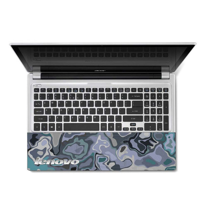 Full Panel Laptop Skin - Lenovo Green Tone Camouflage