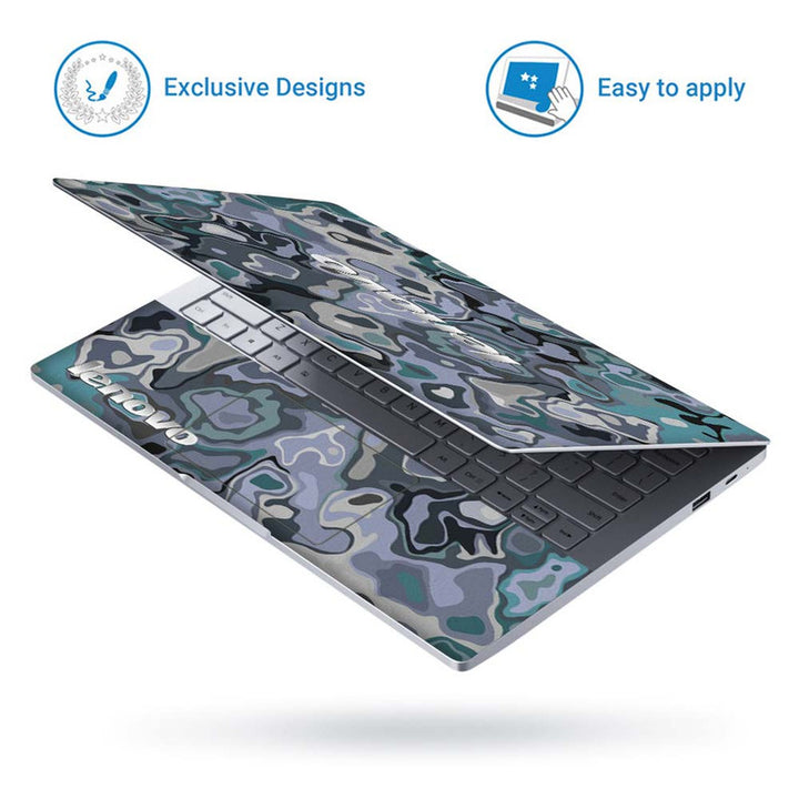 Full Panel Laptop Skin - Lenovo Green Tone Camouflage