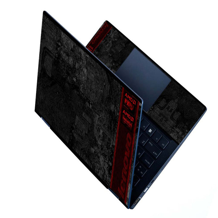 Full Panel Laptop Skin - Lenovo Red Watermark