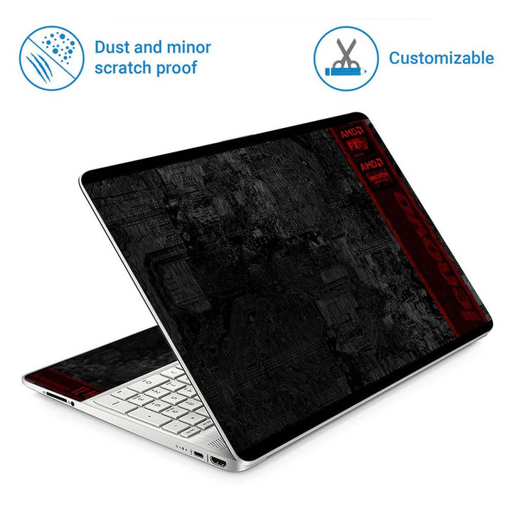 Full Panel Laptop Skin - Lenovo Red Watermark