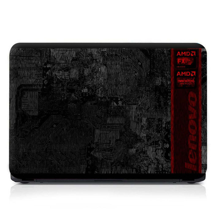 Full Panel Laptop Skin - Lenovo Red Watermark