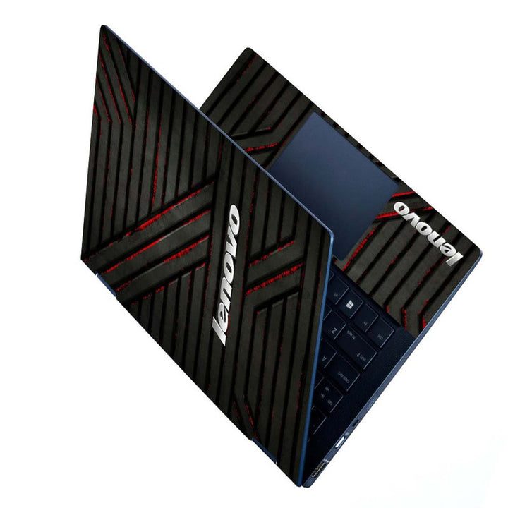 Full Panel Laptop Skin - Lenovo on Black Bars