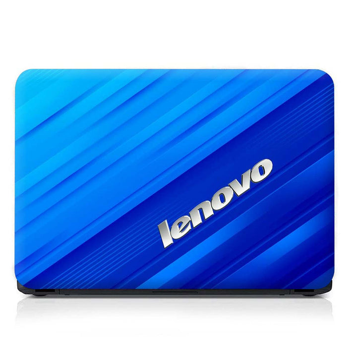 Full Panel Laptop Skin - Lenovo on Sharp Blue