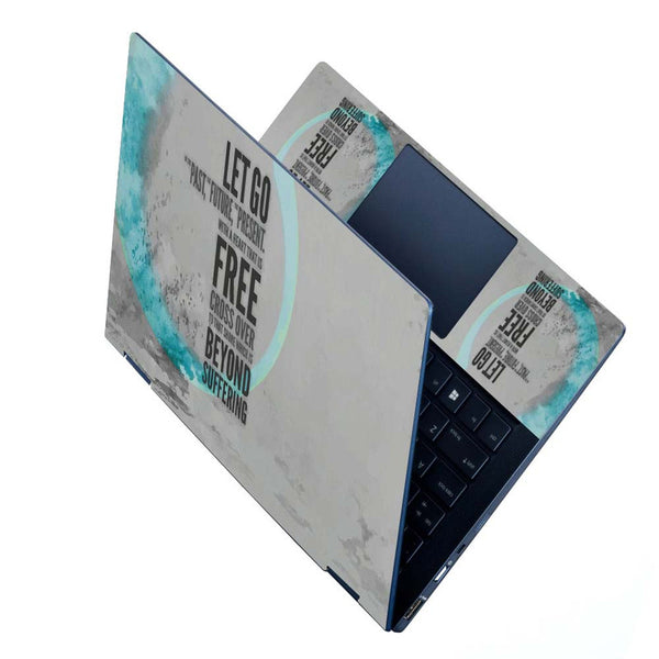 Full Panel Laptop Skin - Let Go