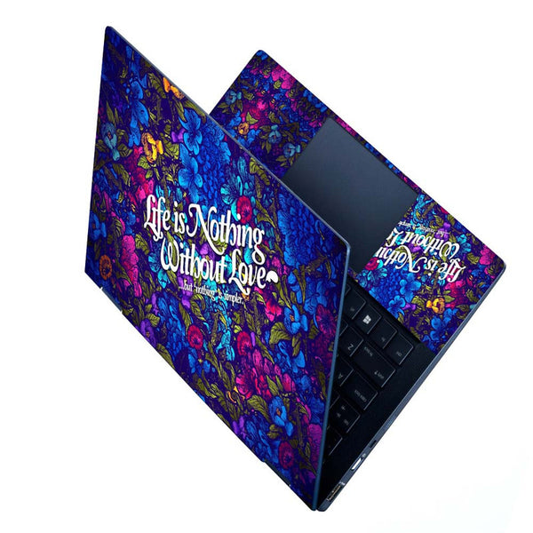 Full Panel Laptop Skin - Life is Nothing