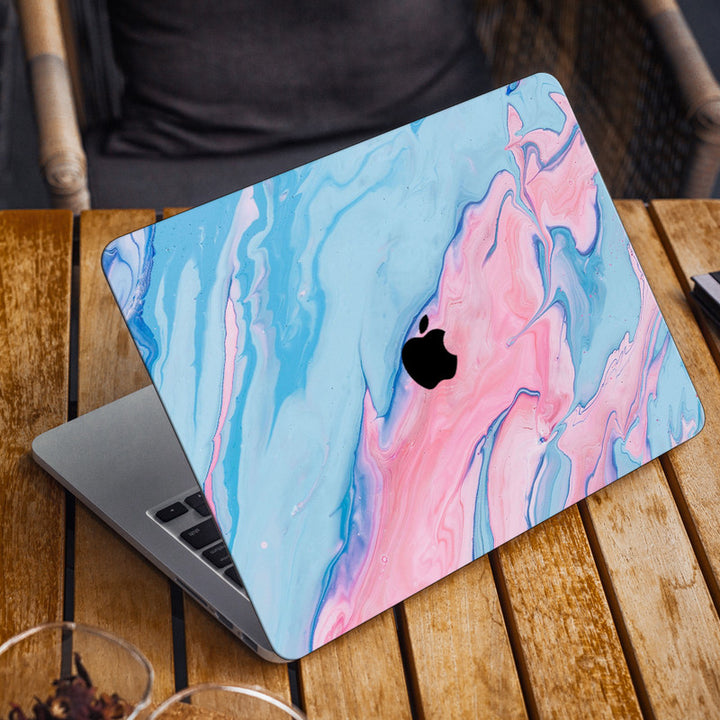 Laptop Skin for Apple MacBook - Light Megenta Blue - SkinsLegend